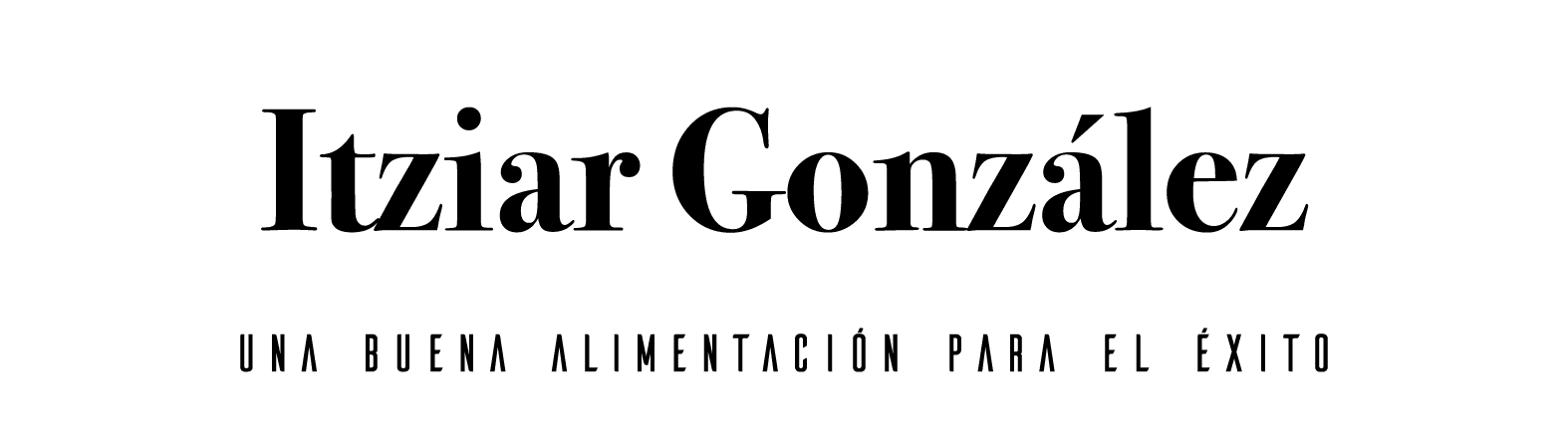 Itziar González Una buena alimentación para el éxito