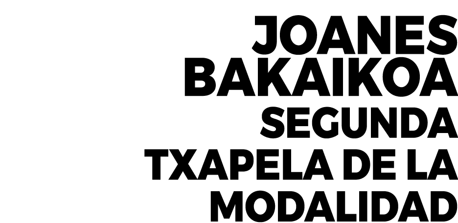 Joanes Bakaikoa segunda txapela de la modalidad