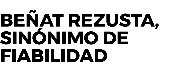 Beñat Rezusta, sinónimo de fiabilidad