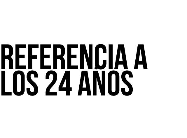 Referencia a los 24 AÑOS