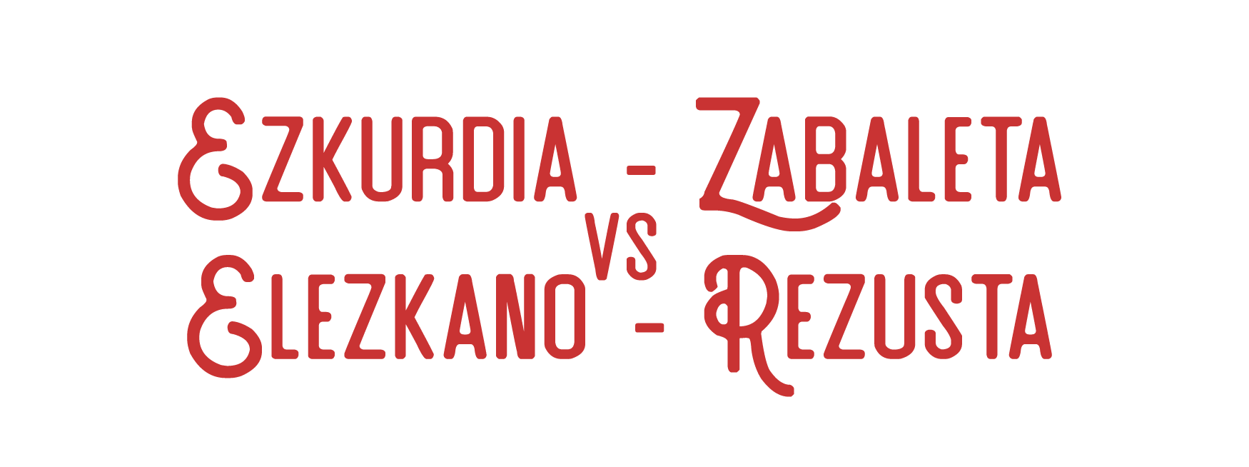 Ezkurdia - Zabaleta vs Elezkano - Rezusta