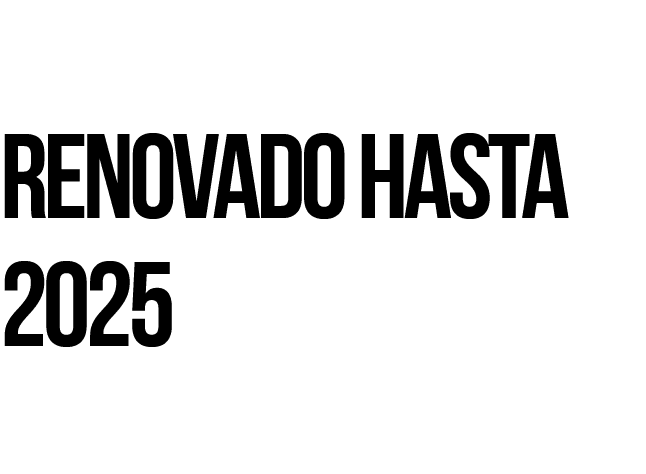 Renovado hasta 2025