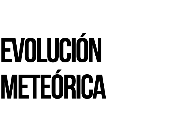 Evolución meteórica