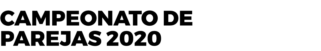 CAMPEONATO DE PAREJAS 2020