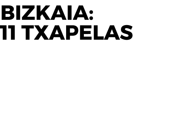 Bizkaia: 11 Txapelas