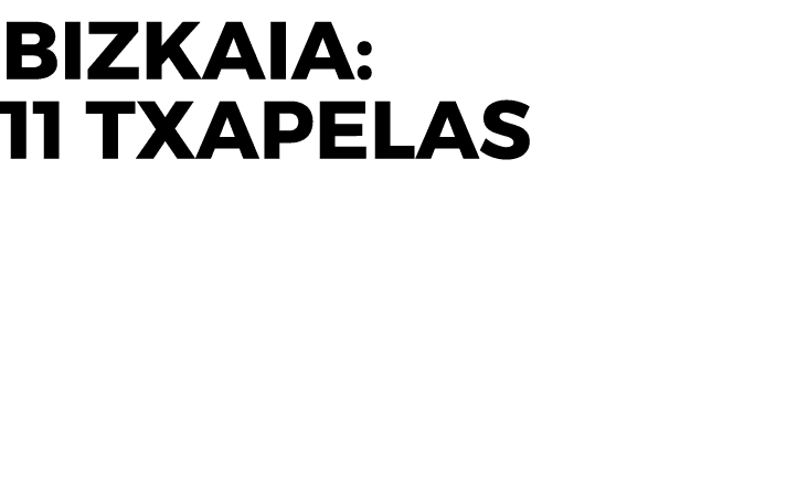 Bizkaia: 11 Txapelas