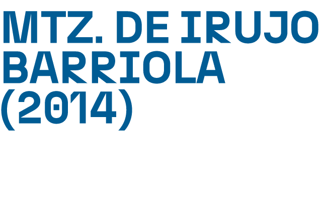 Mtz. De Irujo Barriola (2014)