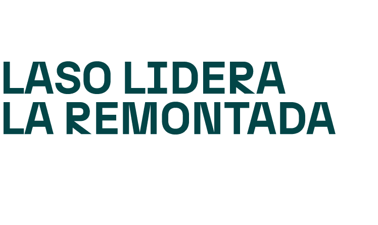 Laso lidera la remontada 