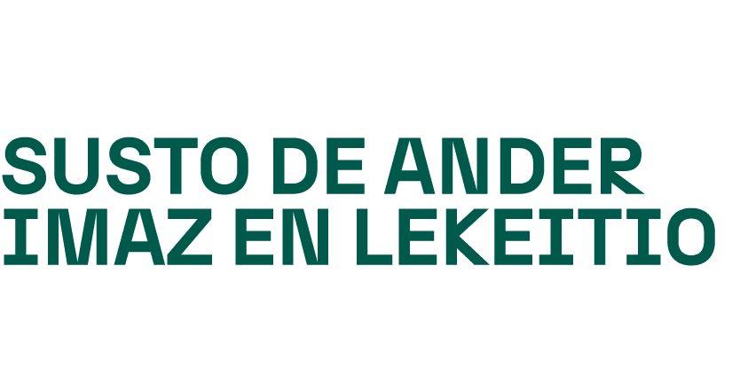 Susto de Ander Imaz en Lekeitio